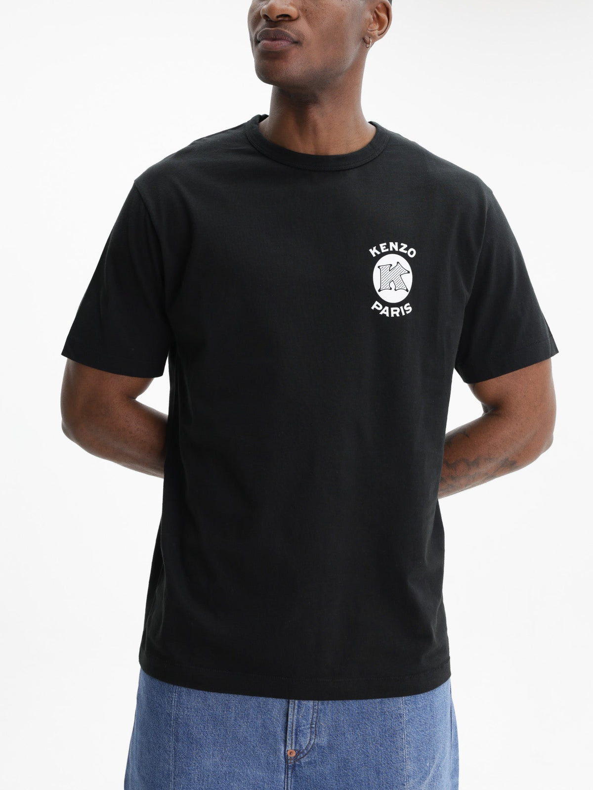 Kenzo T-Shirt Paris Emblem  Black