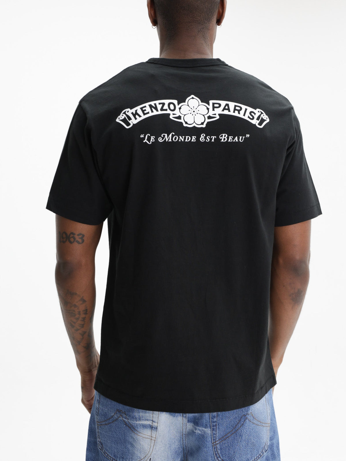 Kenzo T-Shirt Paris Emblem  Black