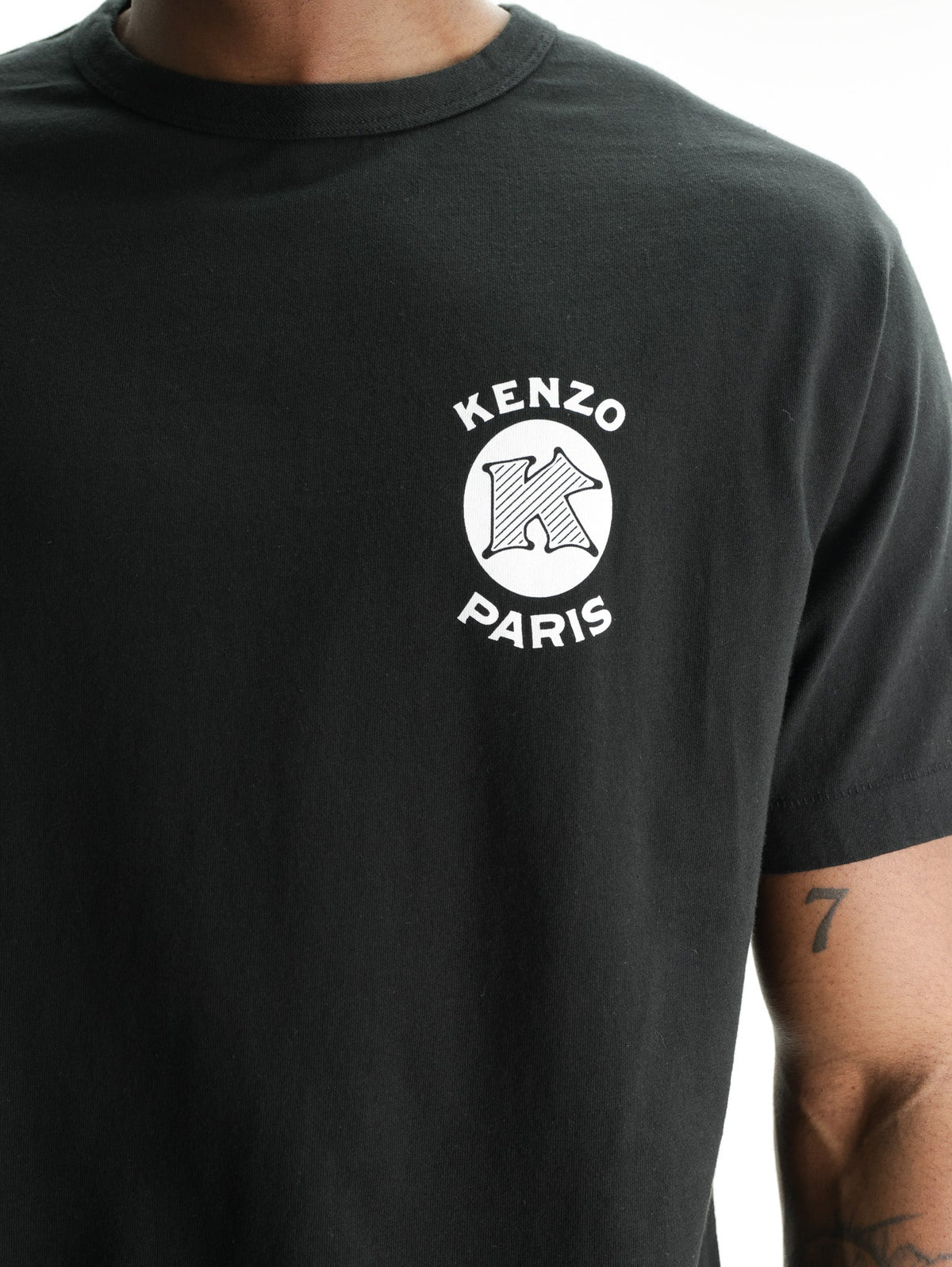 Kenzo T-Shirt Paris Emblem  Black