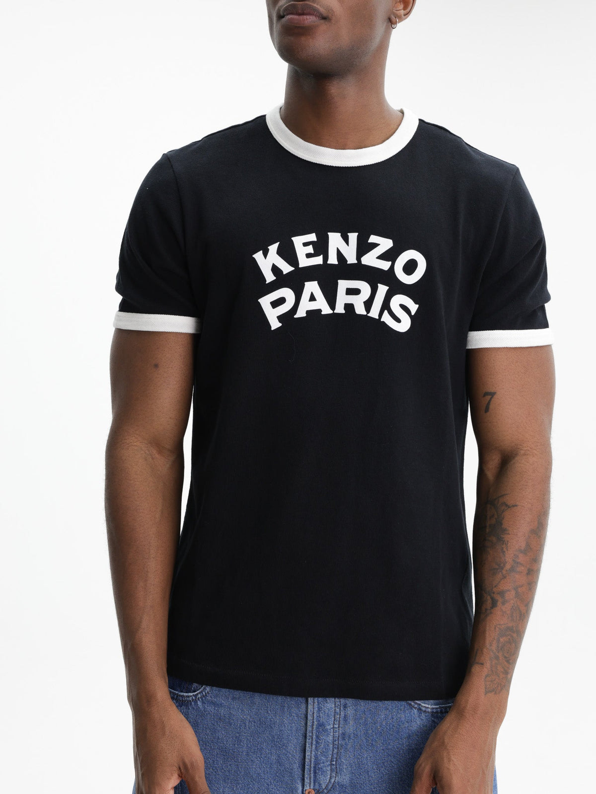 Kenzo T-Shirt Paris Emblem Slim Black