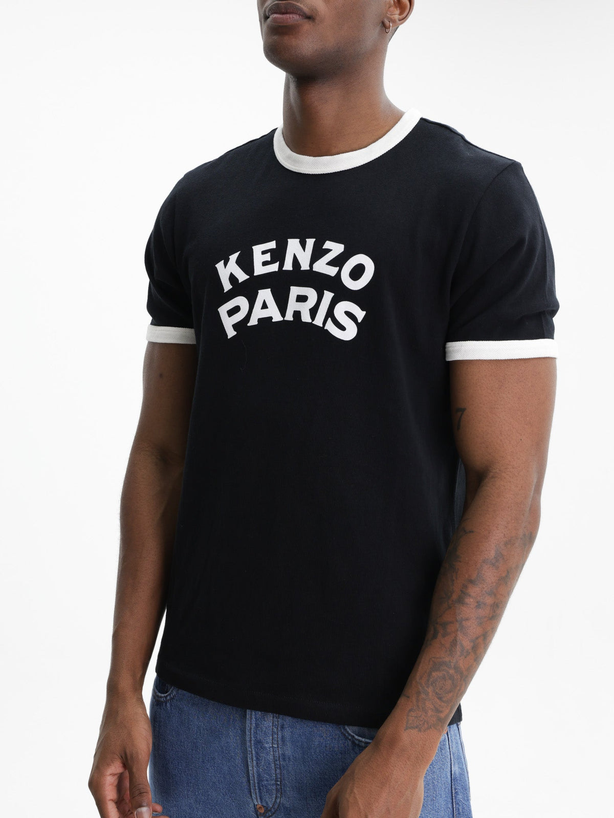 Kenzo T-Shirt Paris Emblem Slim Black