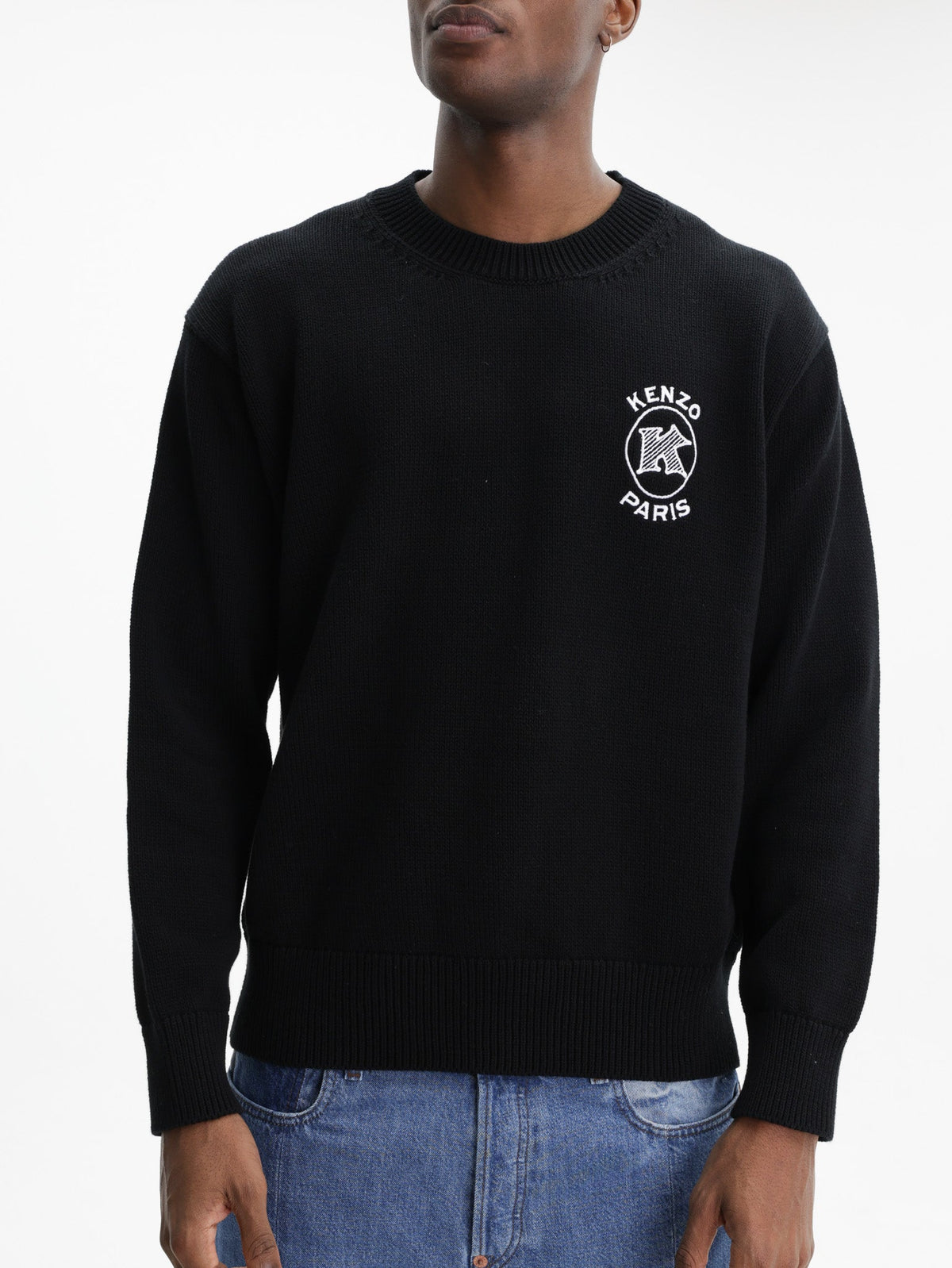 Kenzo Sweater Paris Emblem Black