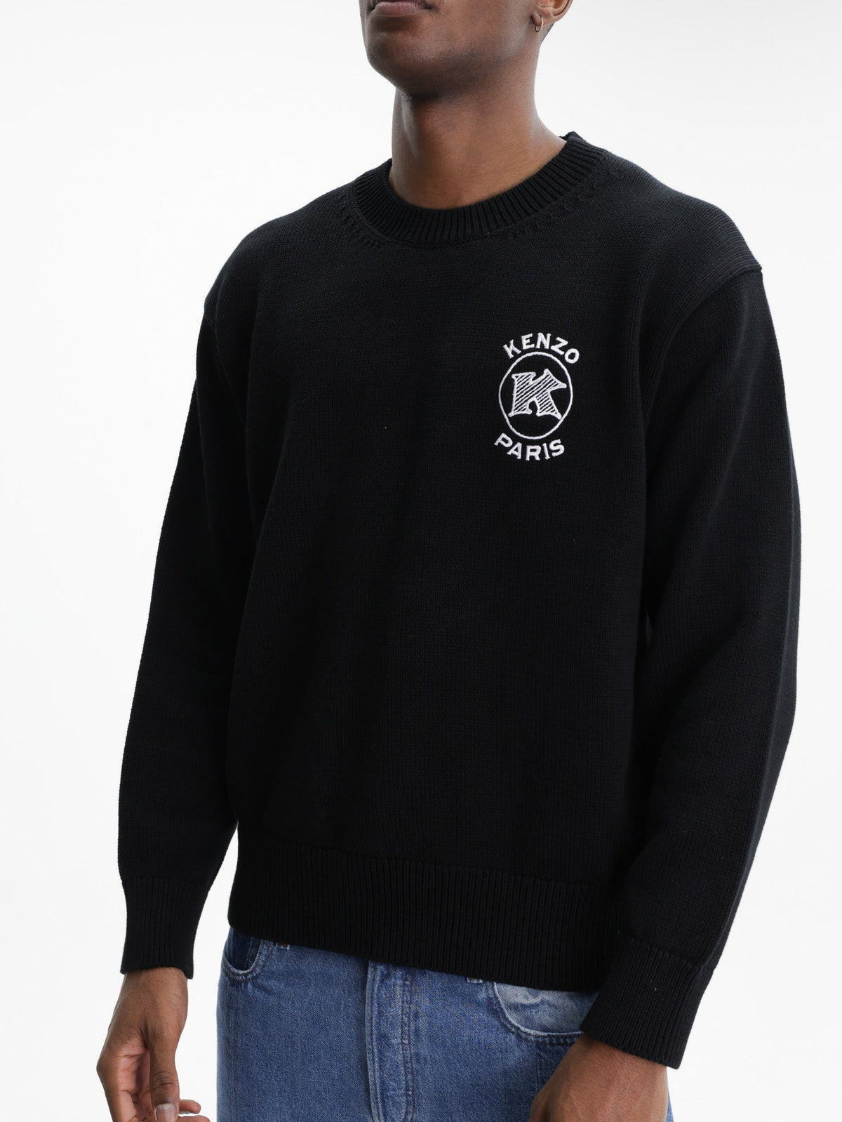 Kenzo Sweater Paris Emblem Black