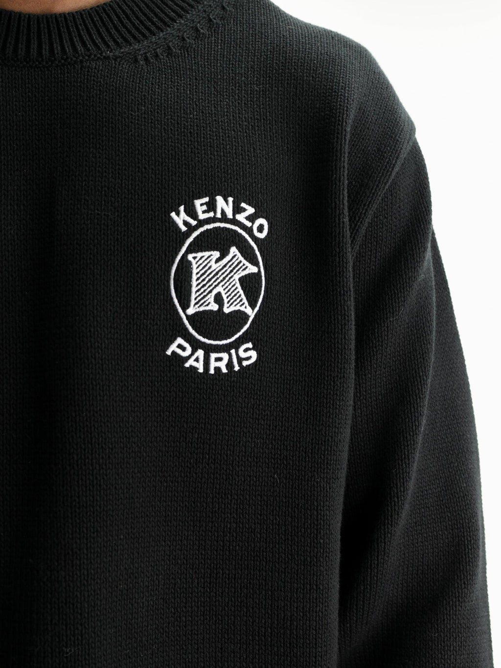 Kenzo Sweater Paris Emblem Black
