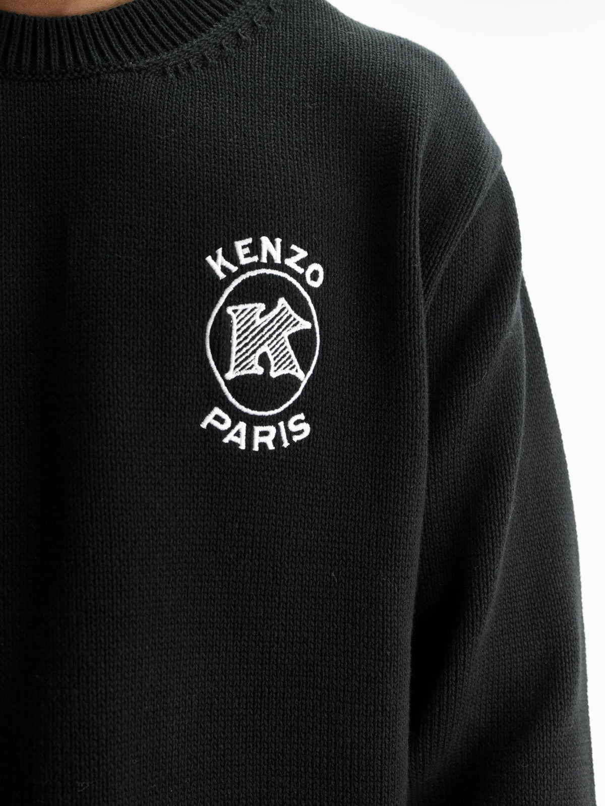 Kenzo Sweater Paris Emblem Black