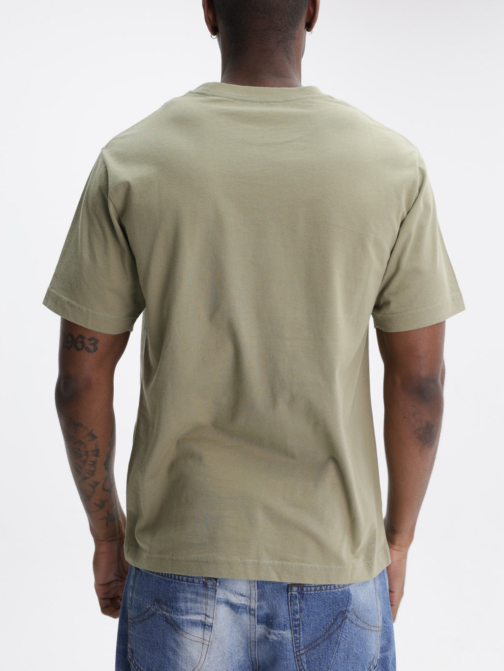 Kenzo T-Shirt Signature Embroidery Khaki