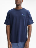 Kenzo T-Shirt Tulip Embroidery Blue/Black