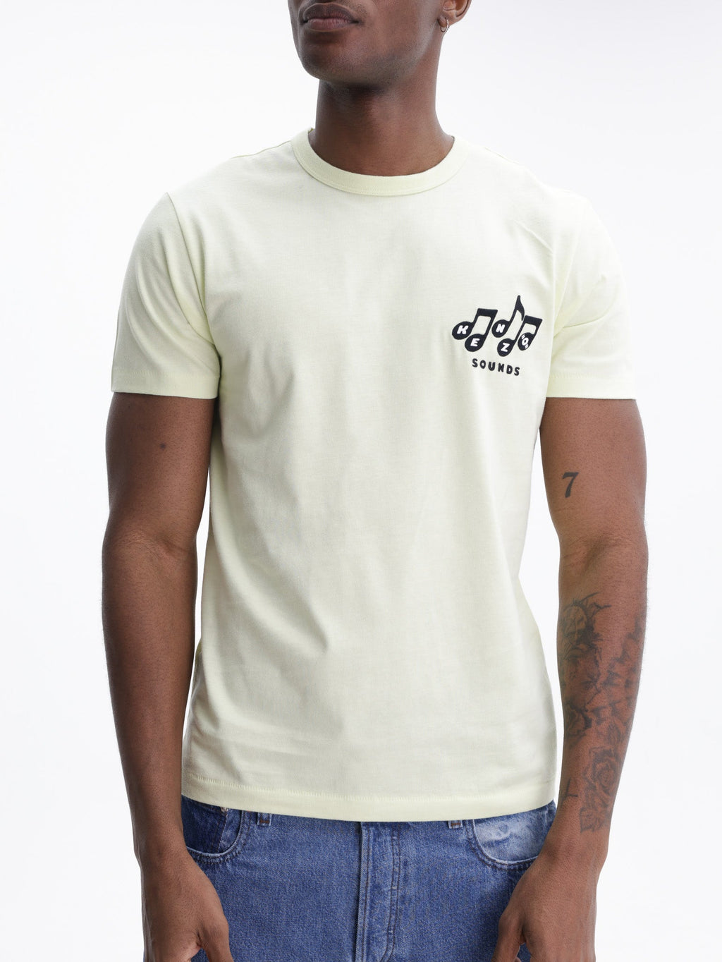Kenzo T-Shirt Sounds Embroidered Absinthe