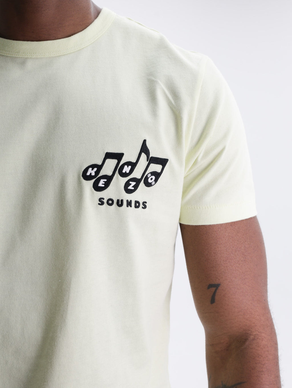 Kenzo T-Shirt Sounds Embroidered Absinthe