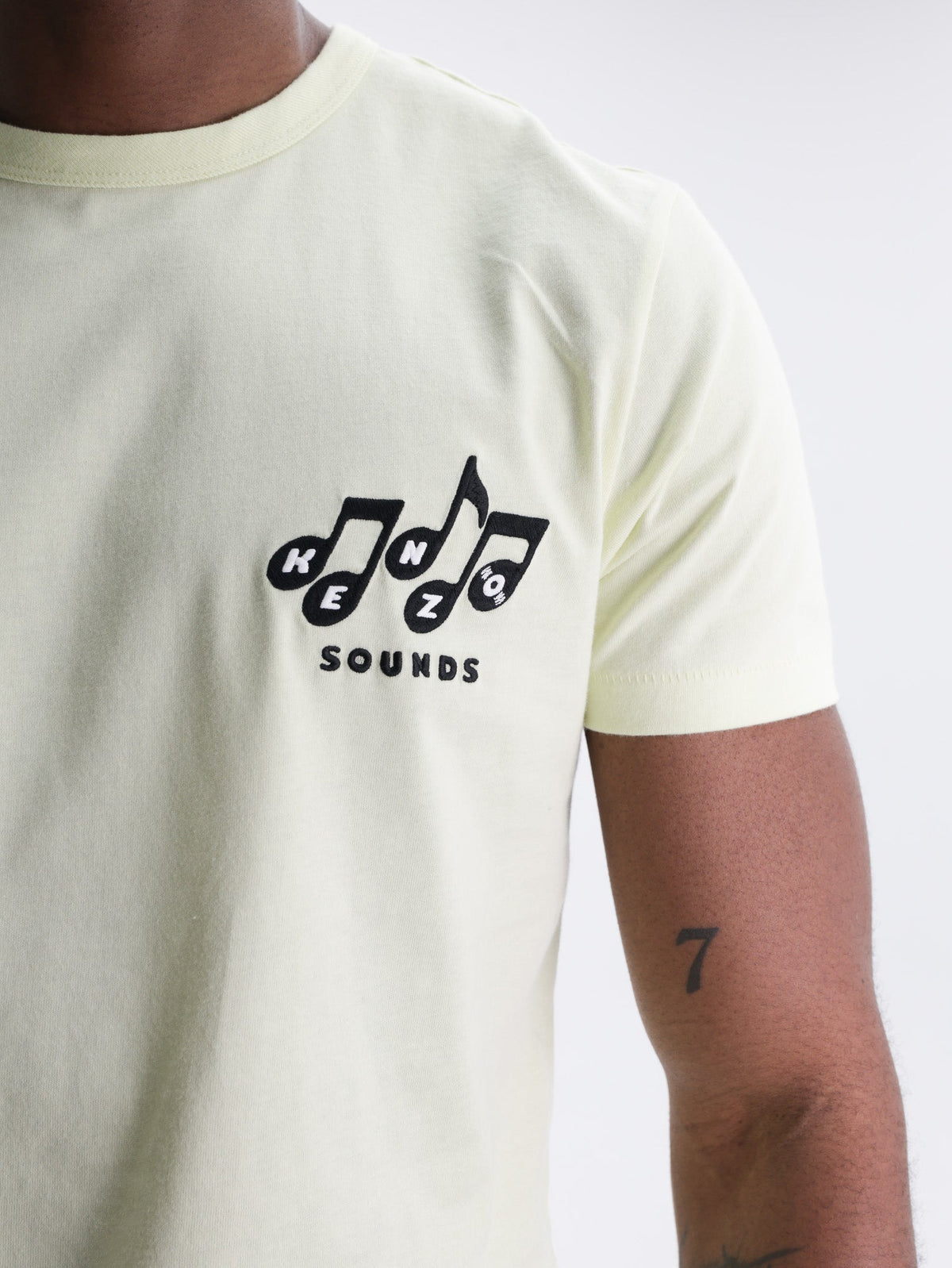 Kenzo T-Shirt Sounds Embroidered Absinthe