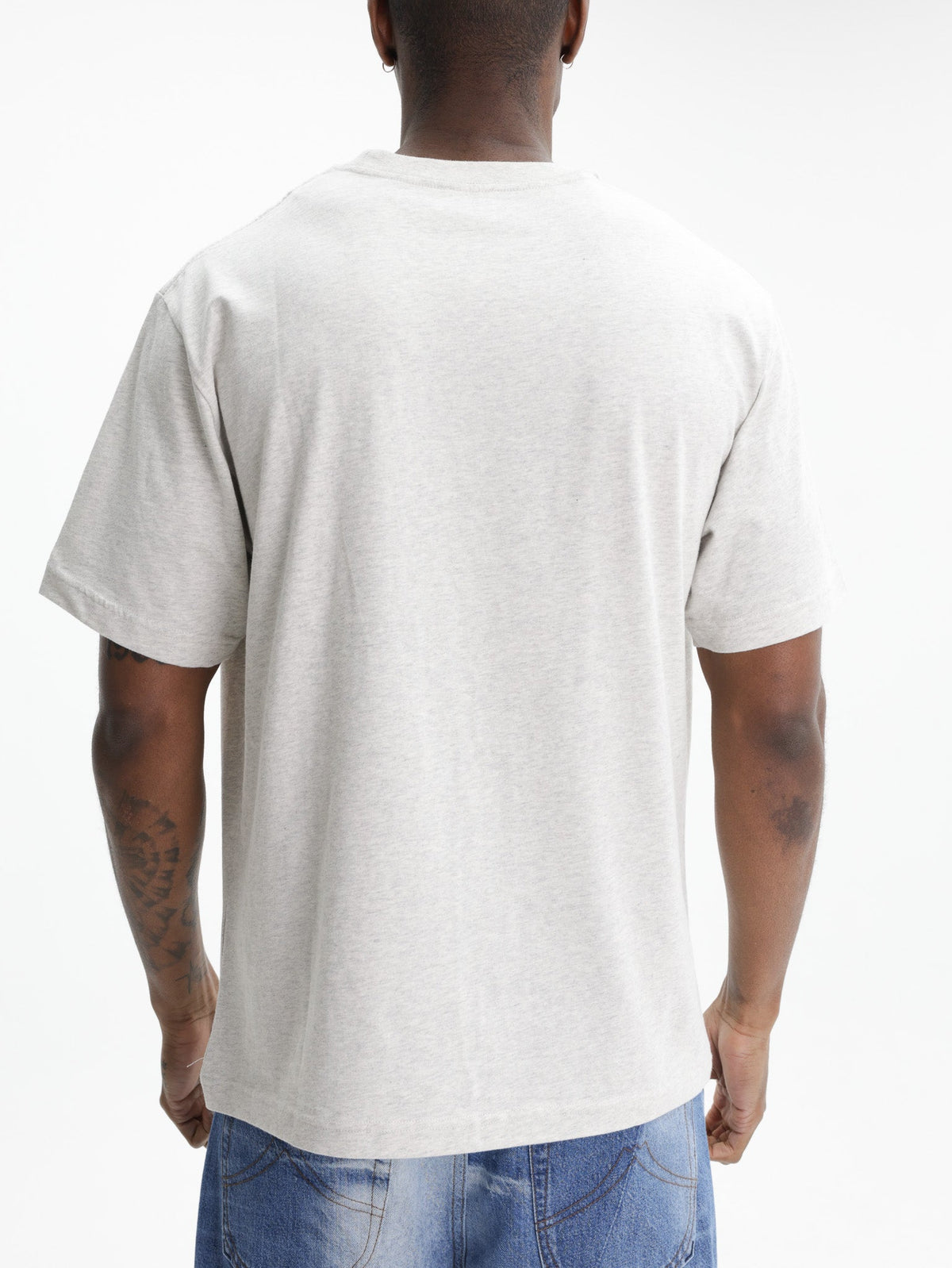 Kenzo T-Shirt Signature Embroidery Grey