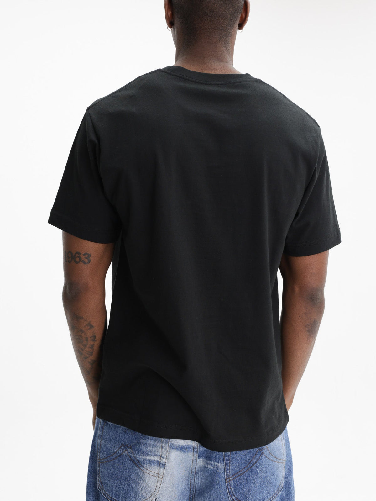 Kenzo T-Shirt Signature Embroidery Black