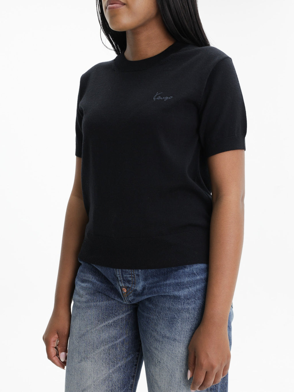 Kenzo T-Shirt Knitted Wool  Black