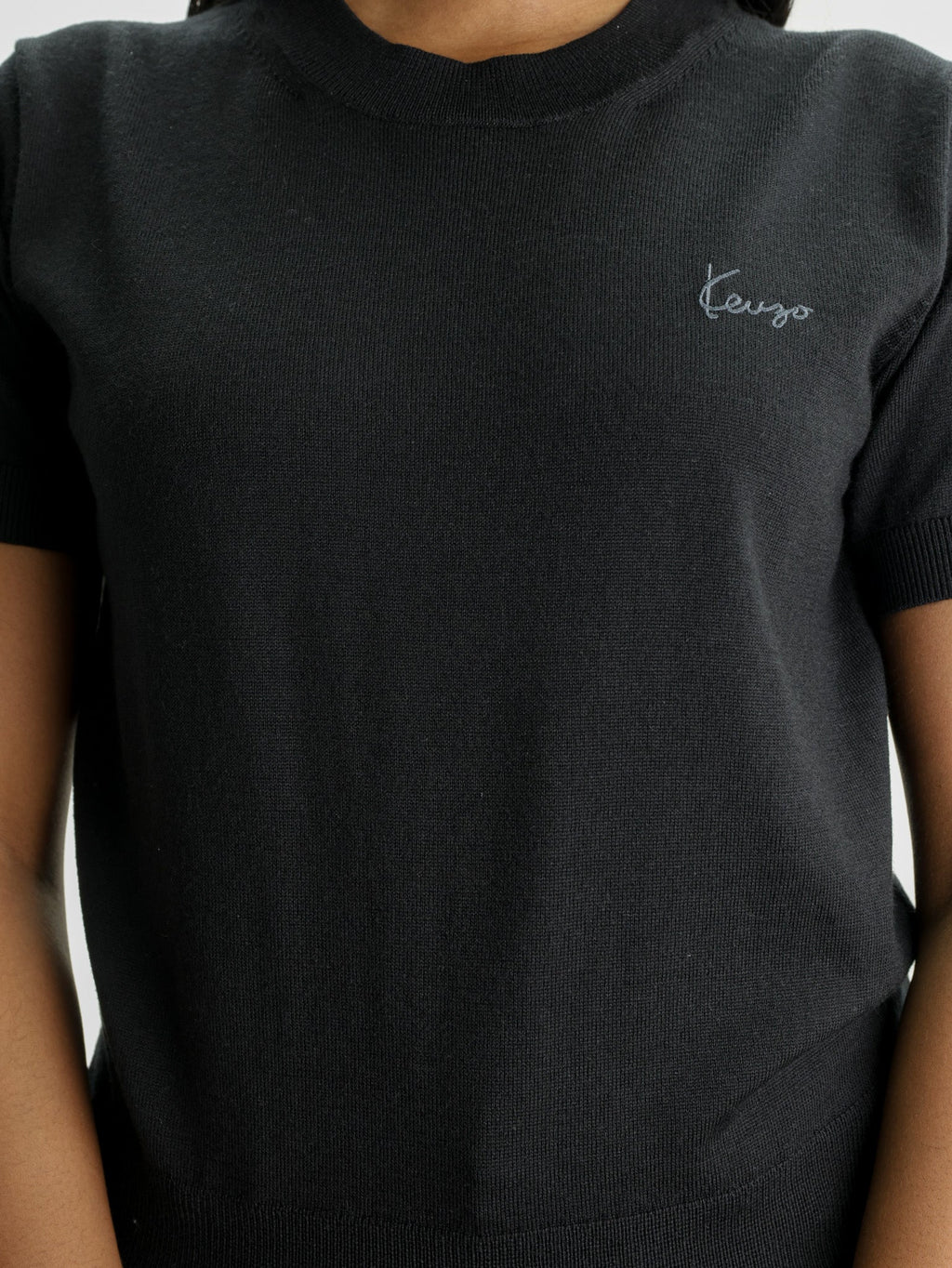 Kenzo T-Shirt Knitted Wool  Black