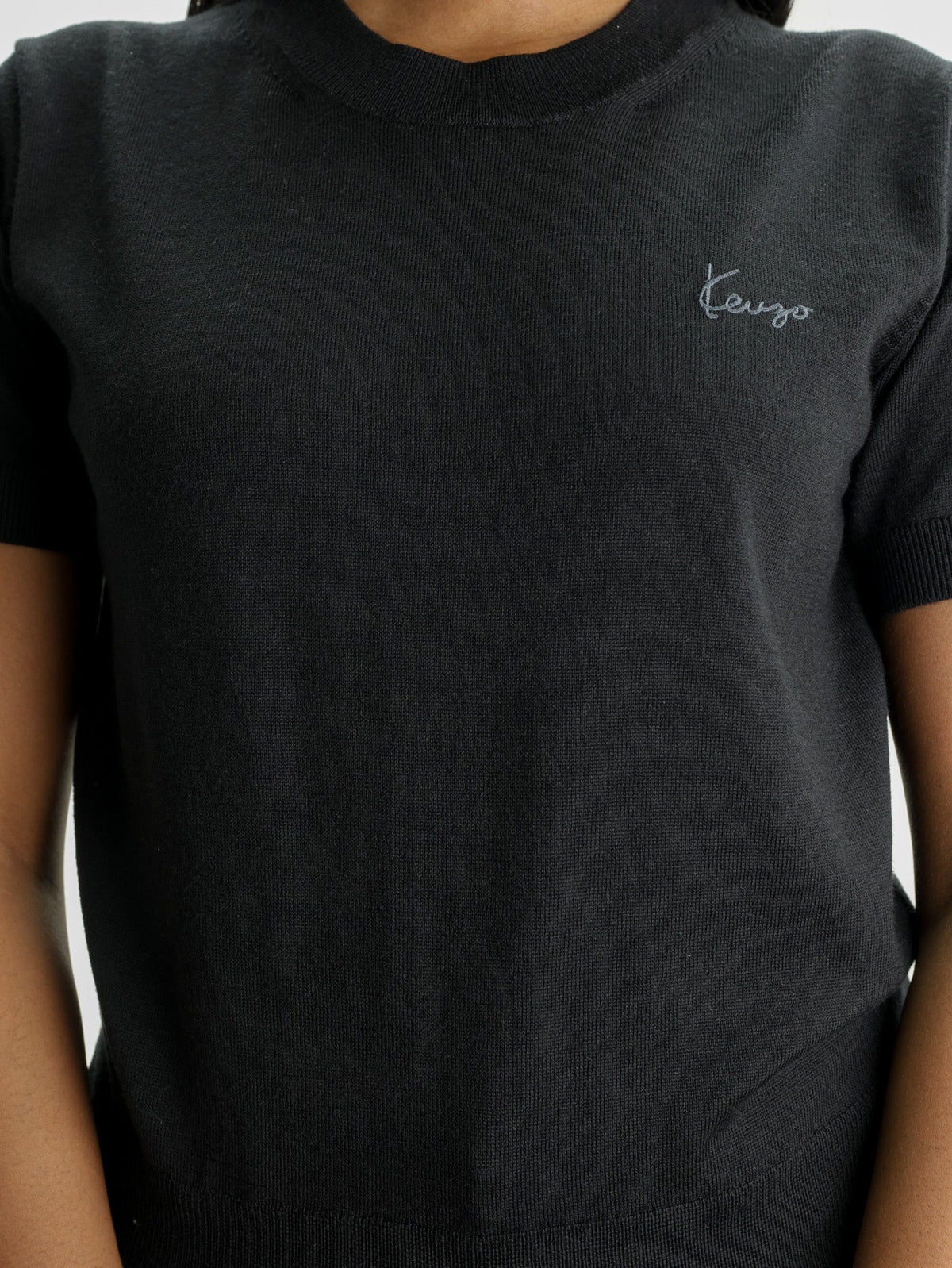Kenzo T-Shirt Knitted Wool  Black