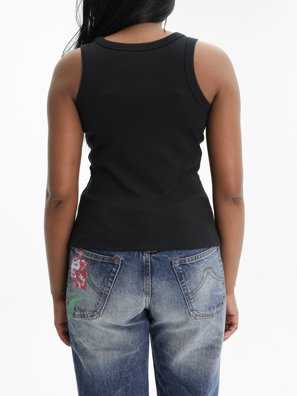 Kenzo Tank Chest Logo Crew Black