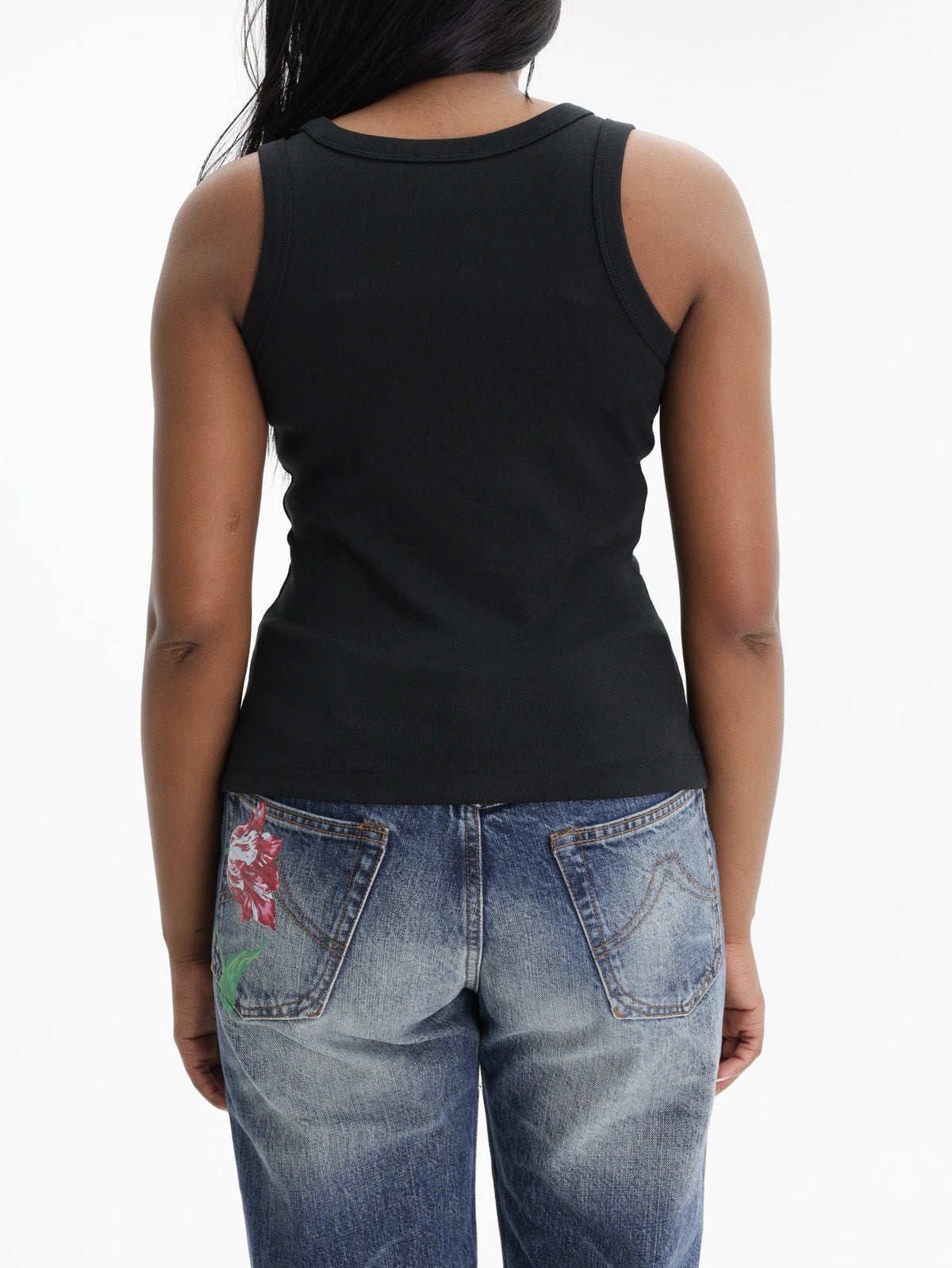 Kenzo Tank Chest Logo Crew Black