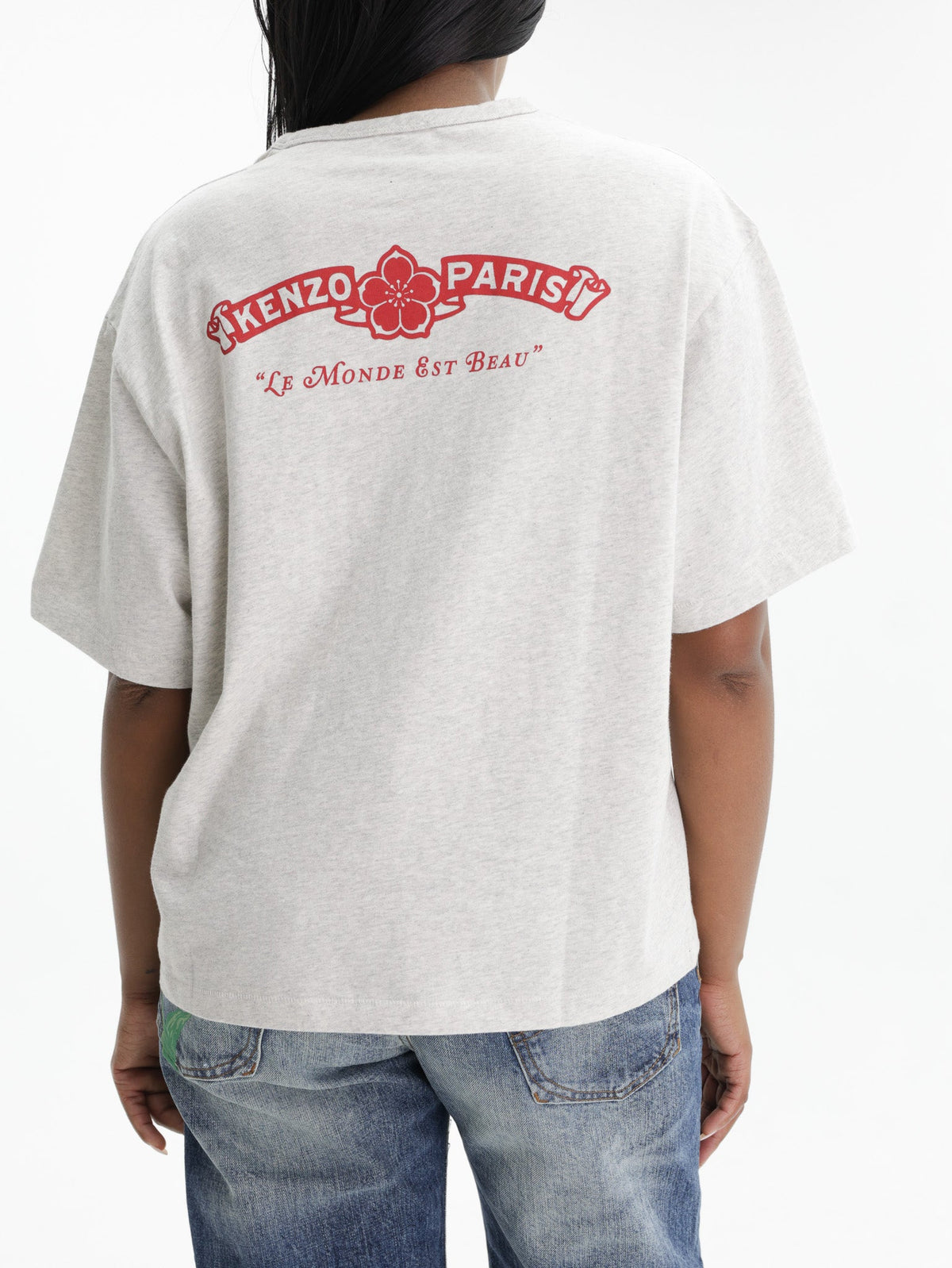 Kenzo T-Shirt Paris Emblem Grey