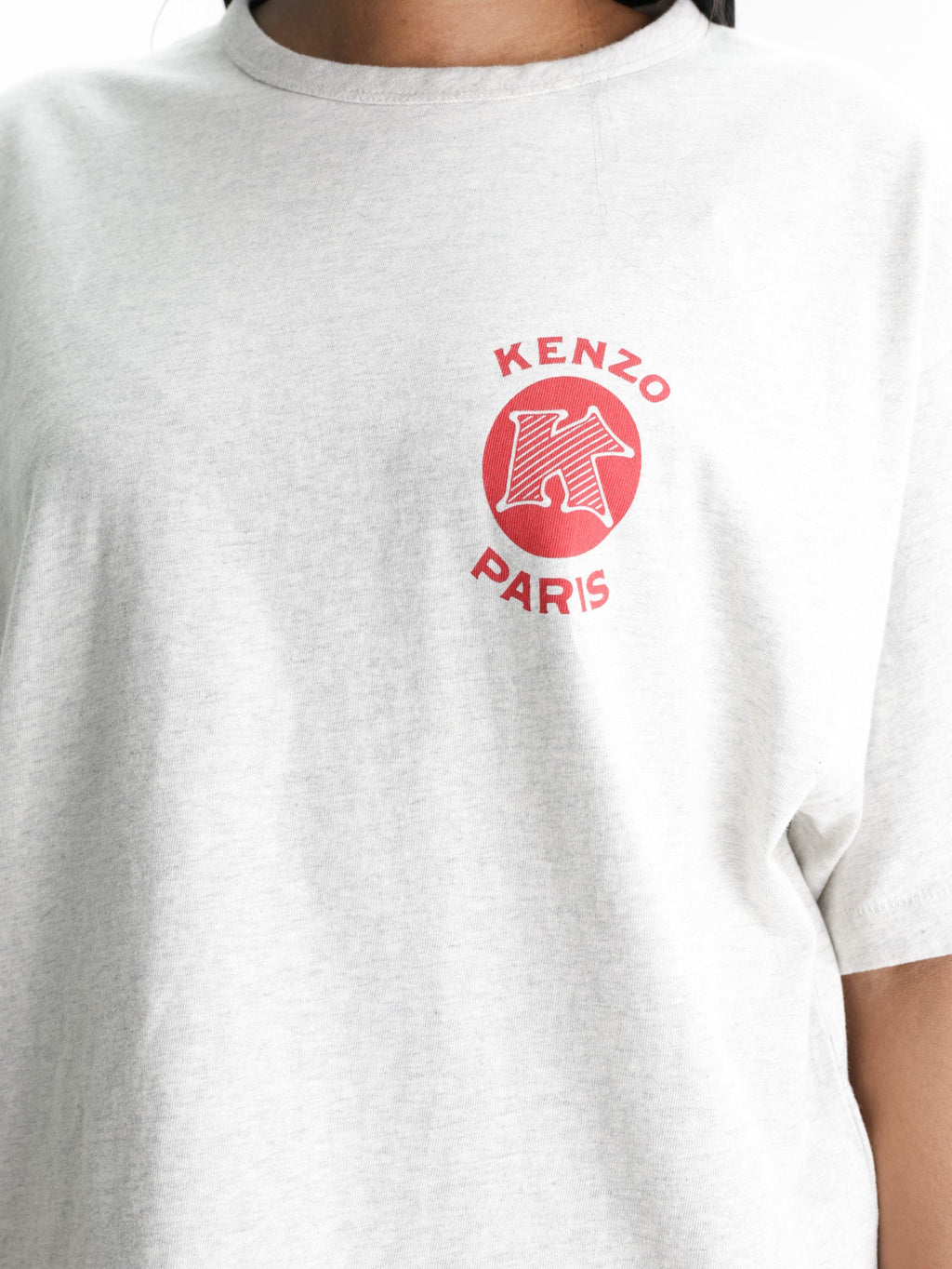Kenzo T-Shirt Paris Emblem Grey