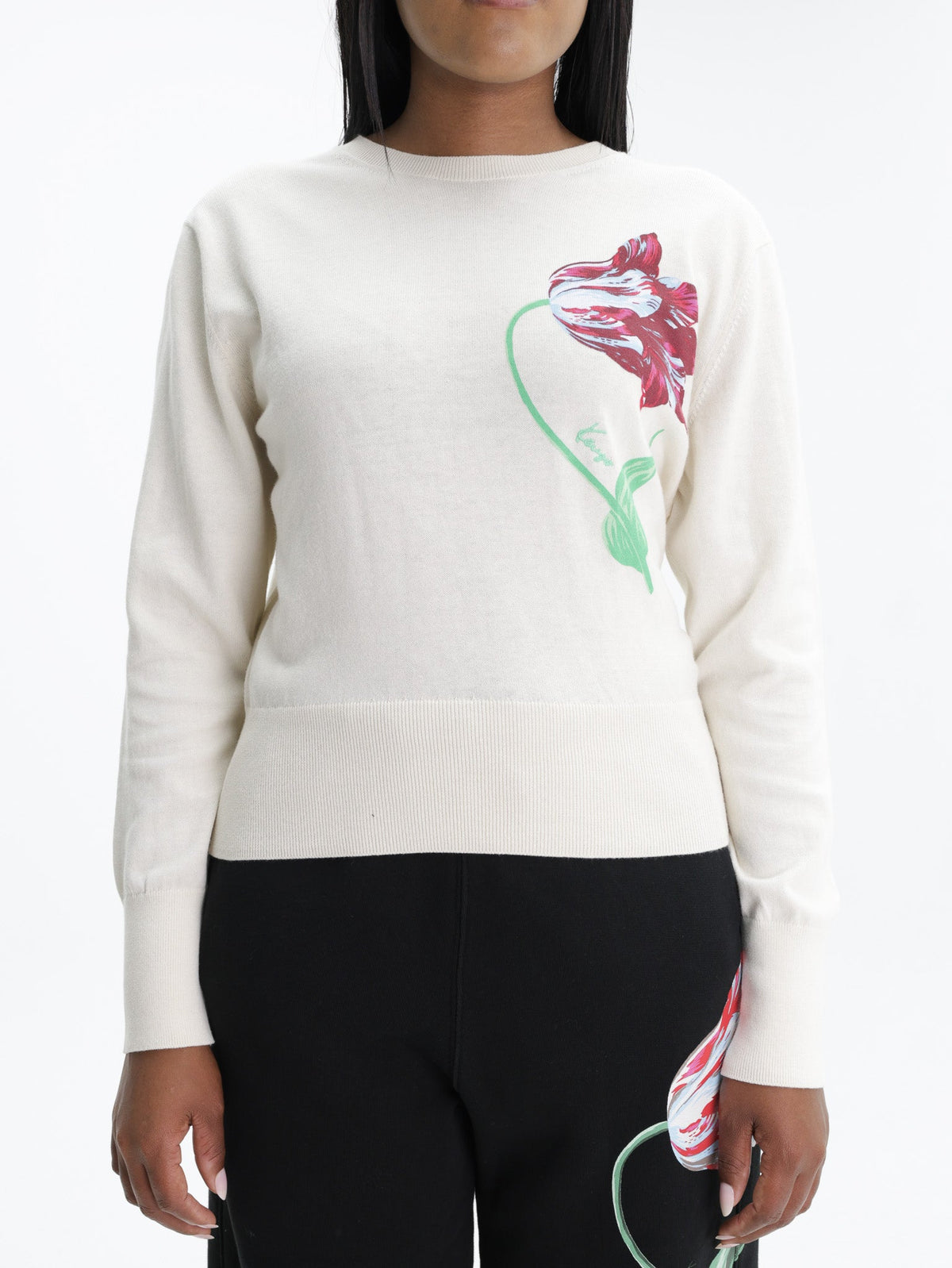 Kenzo Sweater Knitted Jumper  Off White