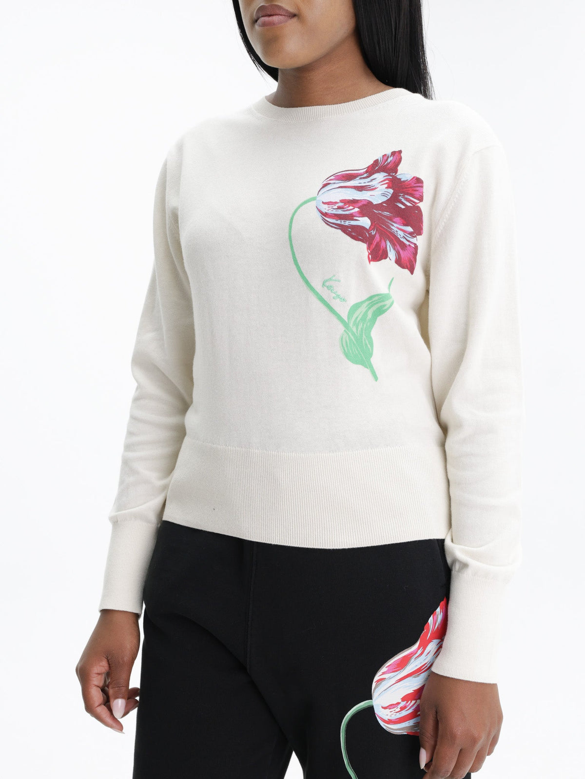 Kenzo Sweater Knitted Jumper  Off White