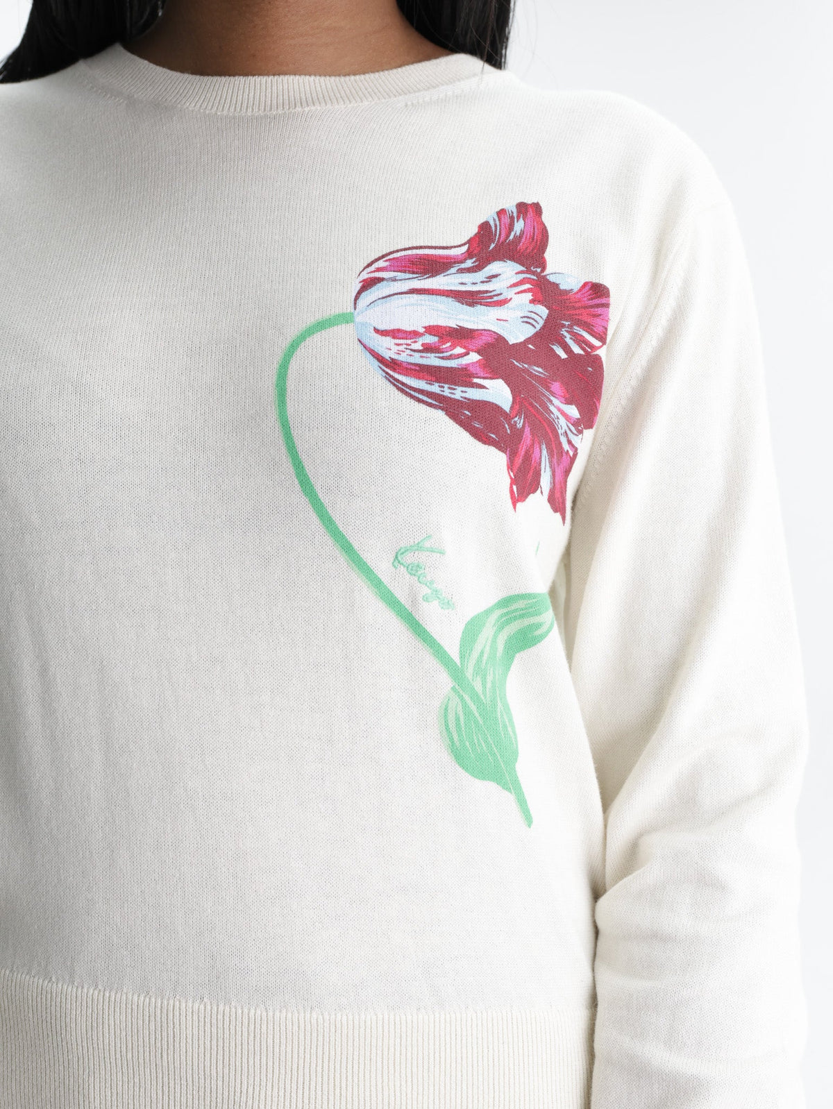 Kenzo Sweater Knitted Jumper  Off White