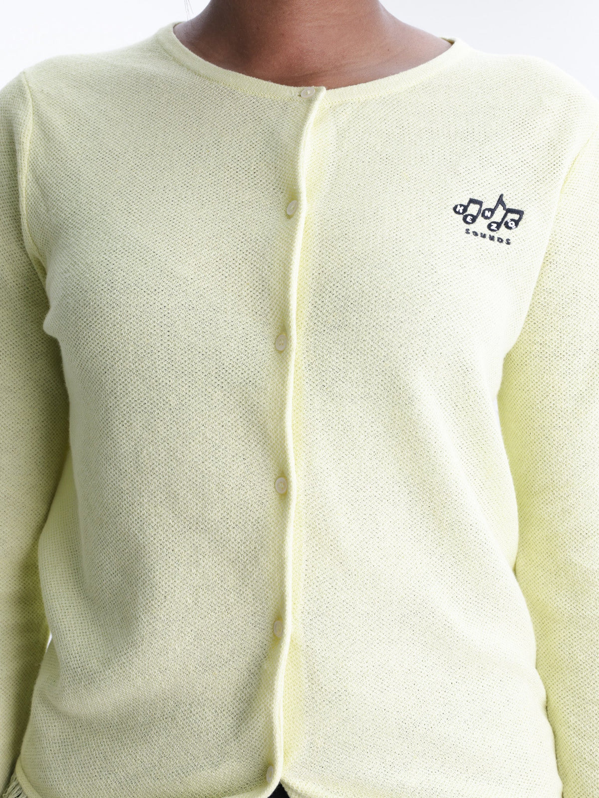Kenzo Cardigan Loose Threads End Yellow