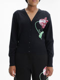 Kenzo Cardigan Rws Signiture Merino Black