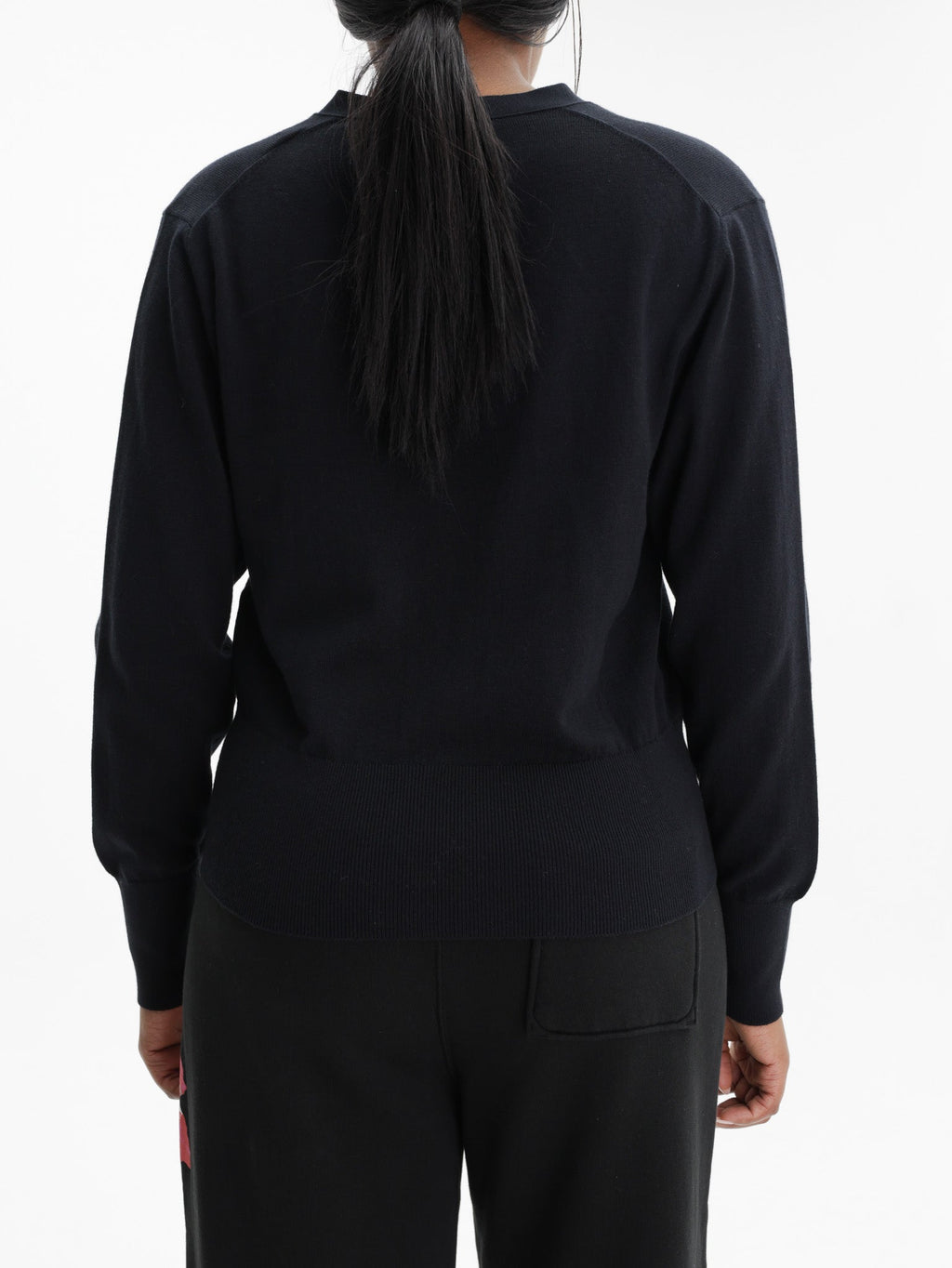 Kenzo Cardigan Rws Signiture Merino Black