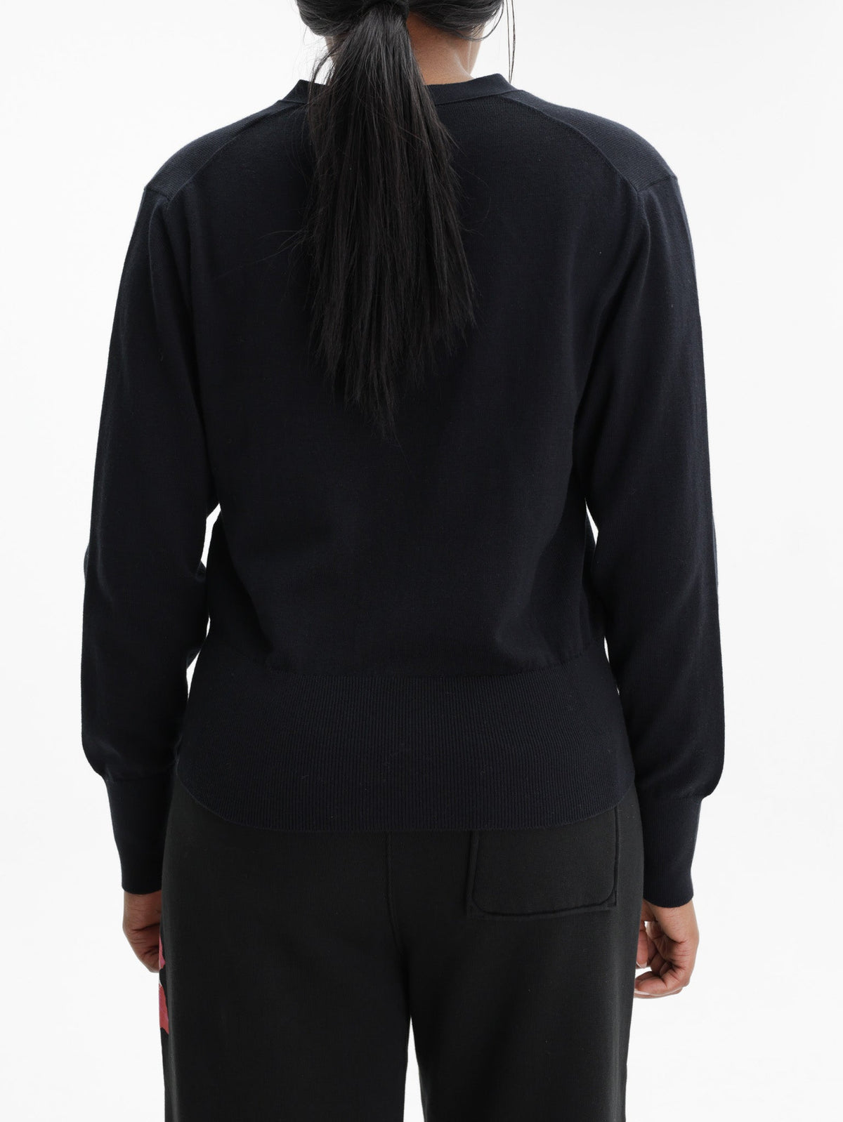 Kenzo Cardigan Rws Signiture Merino Black