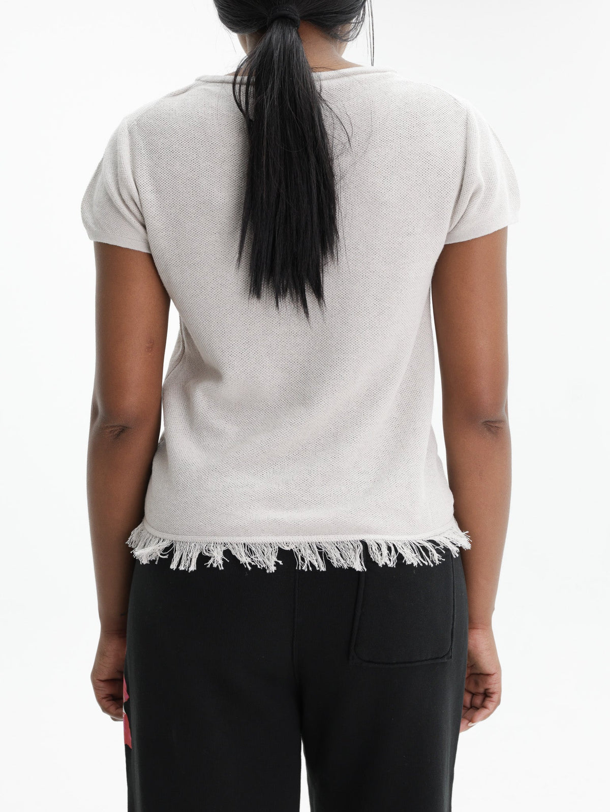 Kenzo T-Shirt Black Embroidered Grey