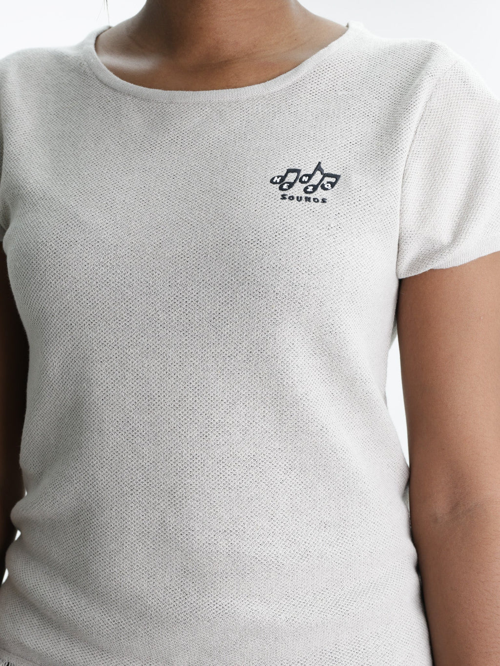 Kenzo T-Shirt Black Embroidered Grey