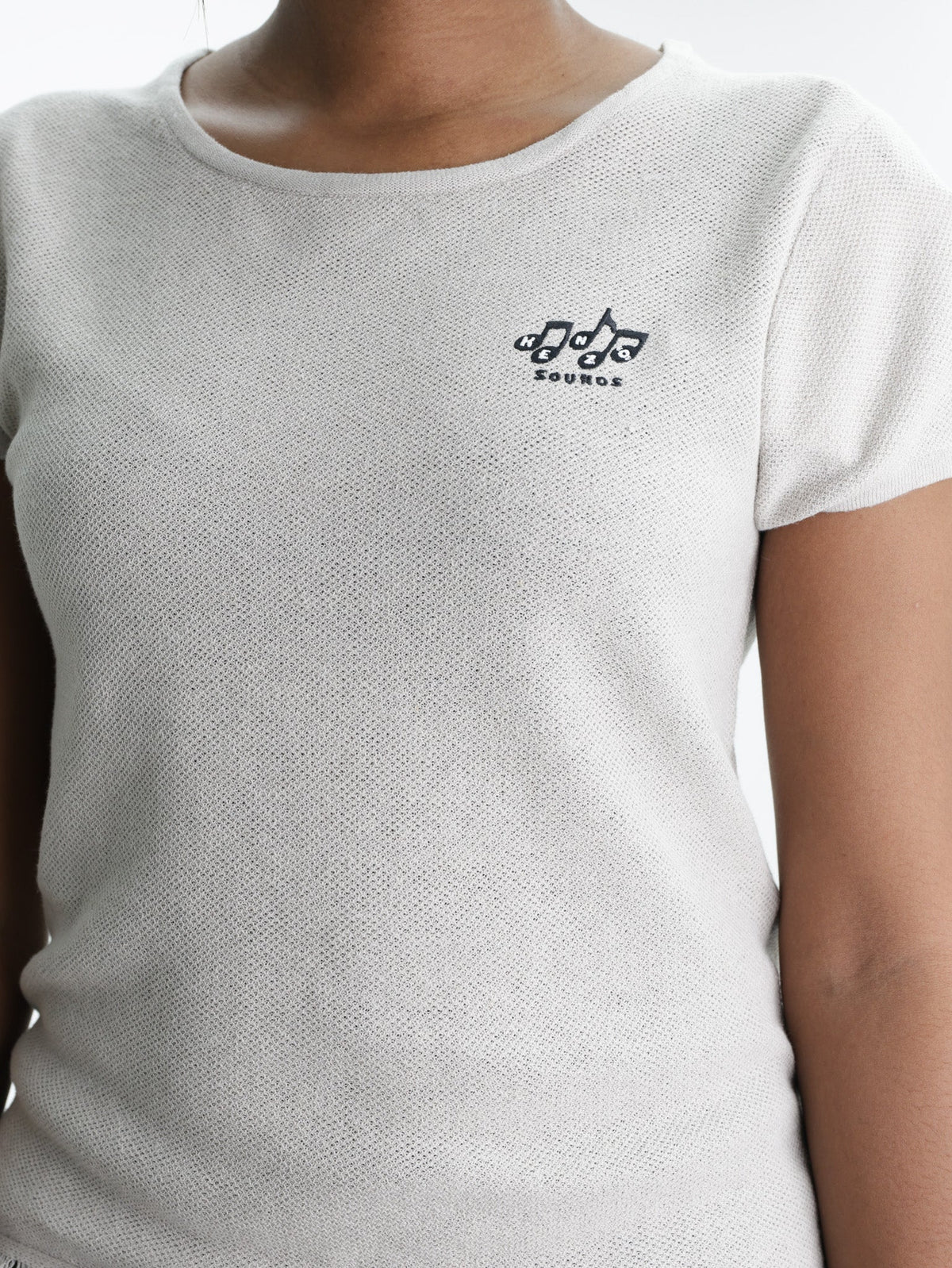 Kenzo T-Shirt Black Embroidered Grey