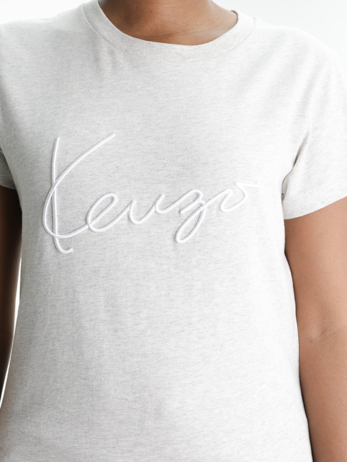 Kenzo T-Shirt Signature Emb Grey