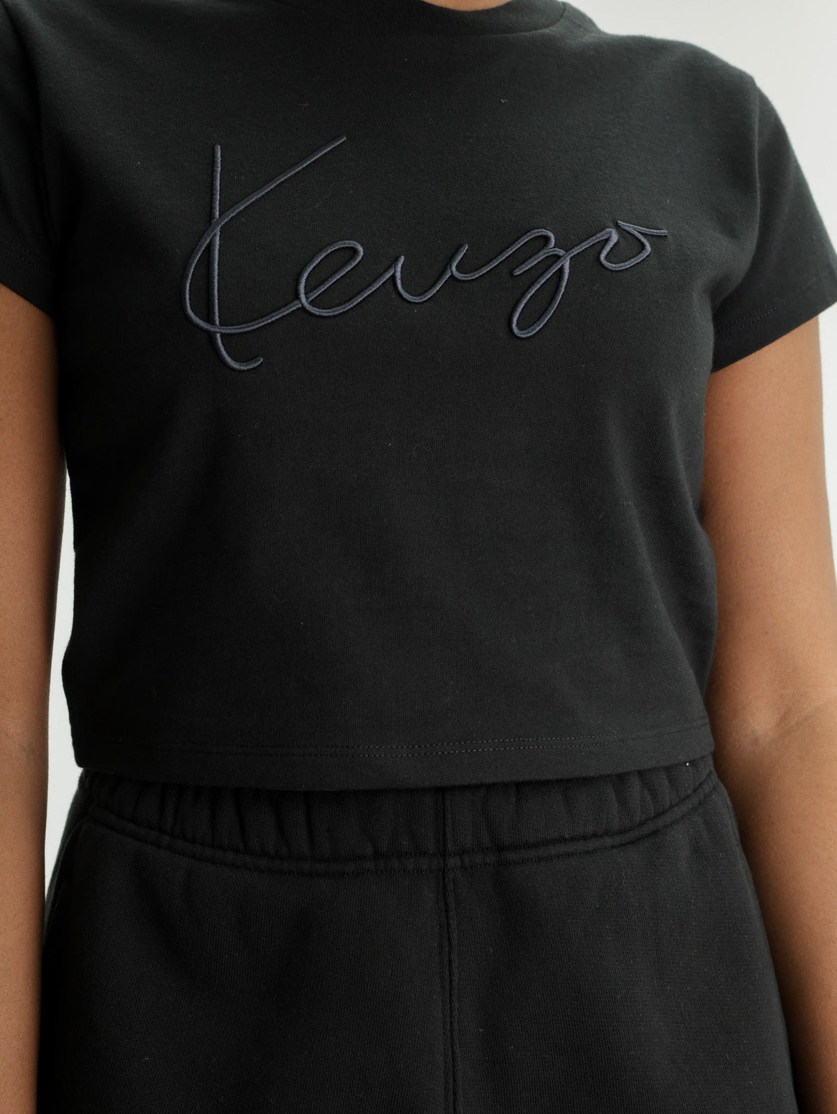 Kenzo T-Shirt Signature Emb Black