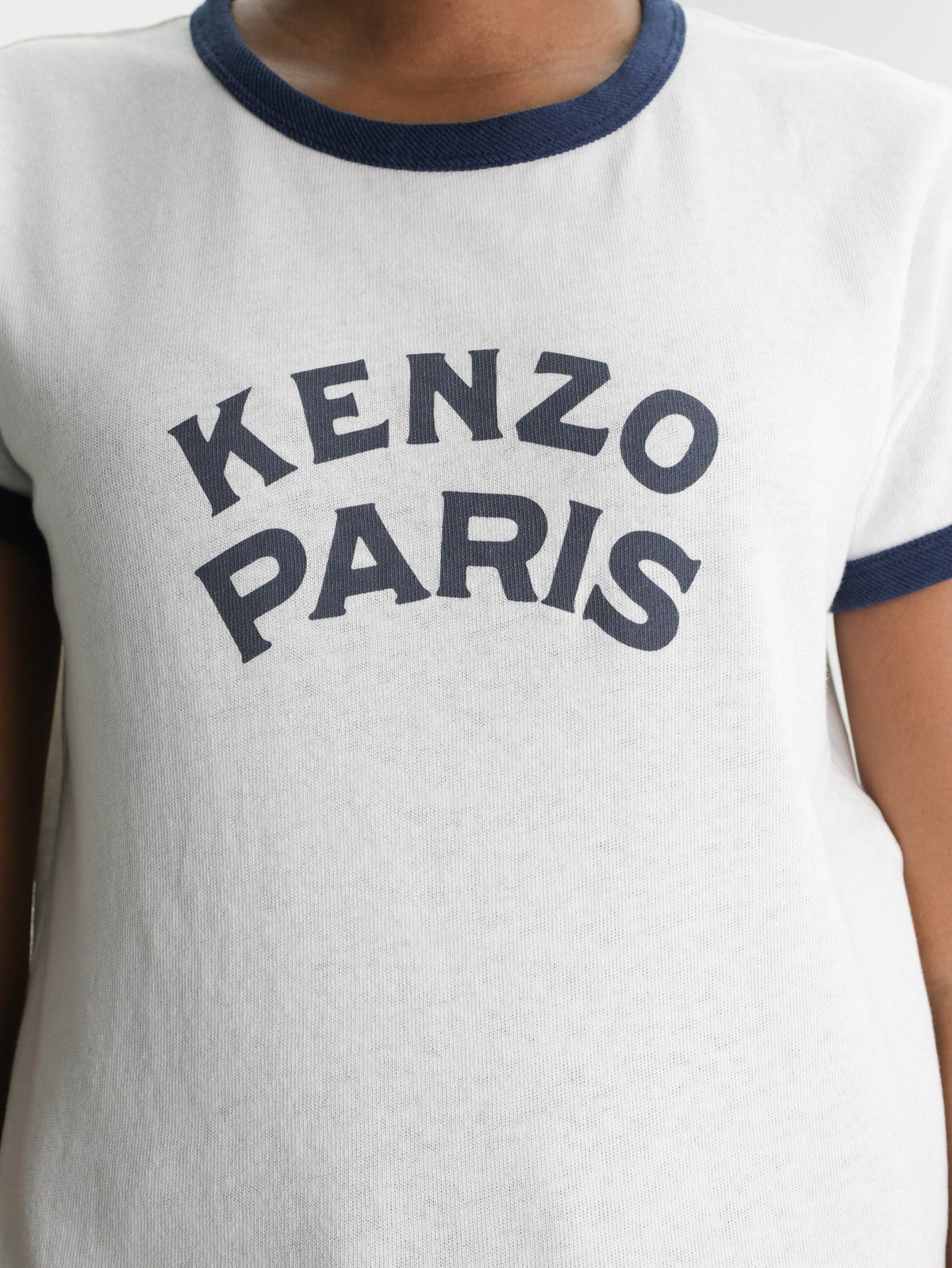 Kenzo T-Shirt Paris Emblem Off White