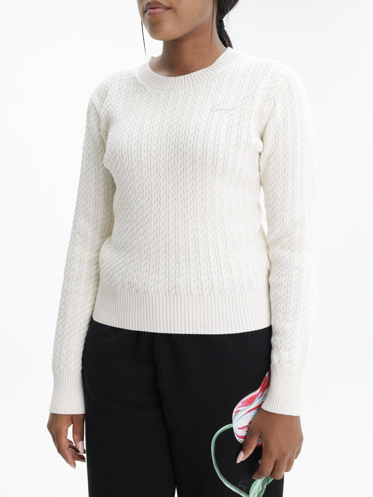 Kenzo Sweater Knitted Jumper  Off White