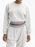 Kenzo Sweater Blue Signature Band Medium Wash