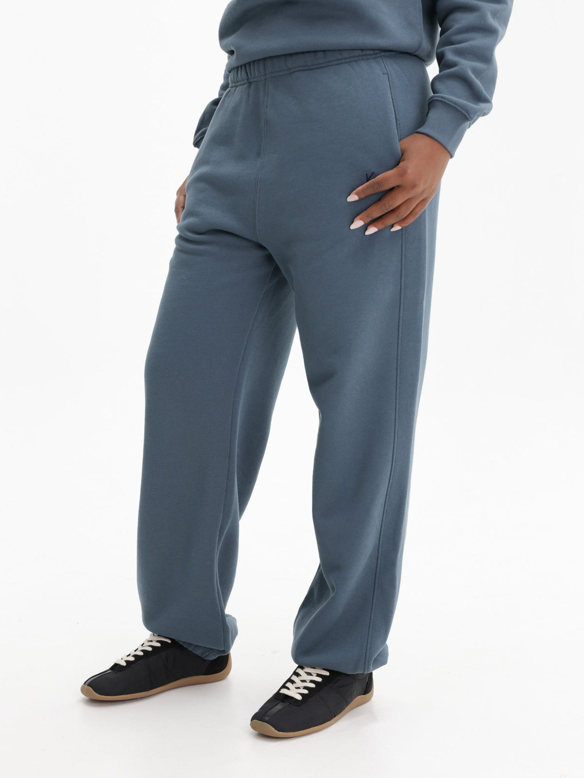Kenzo Jogger Cuffed Logo Pants Blue