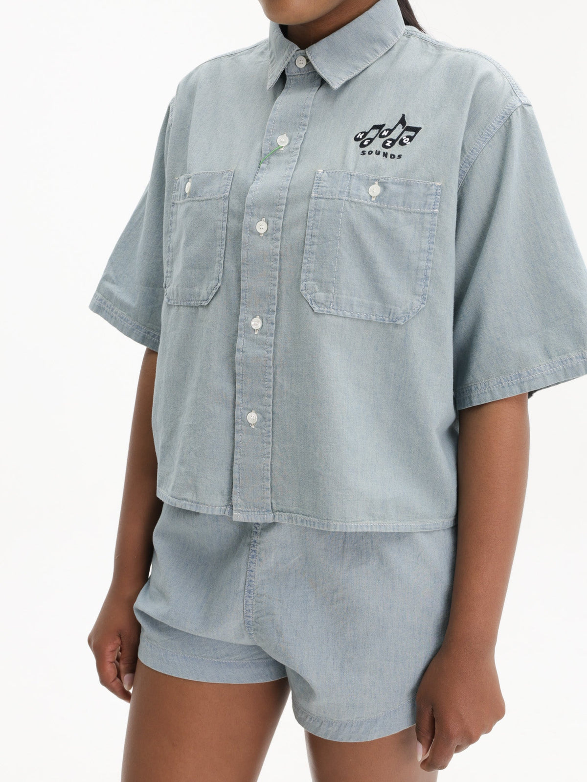 Kenzo Shirt Shirt Sc Woven Stone