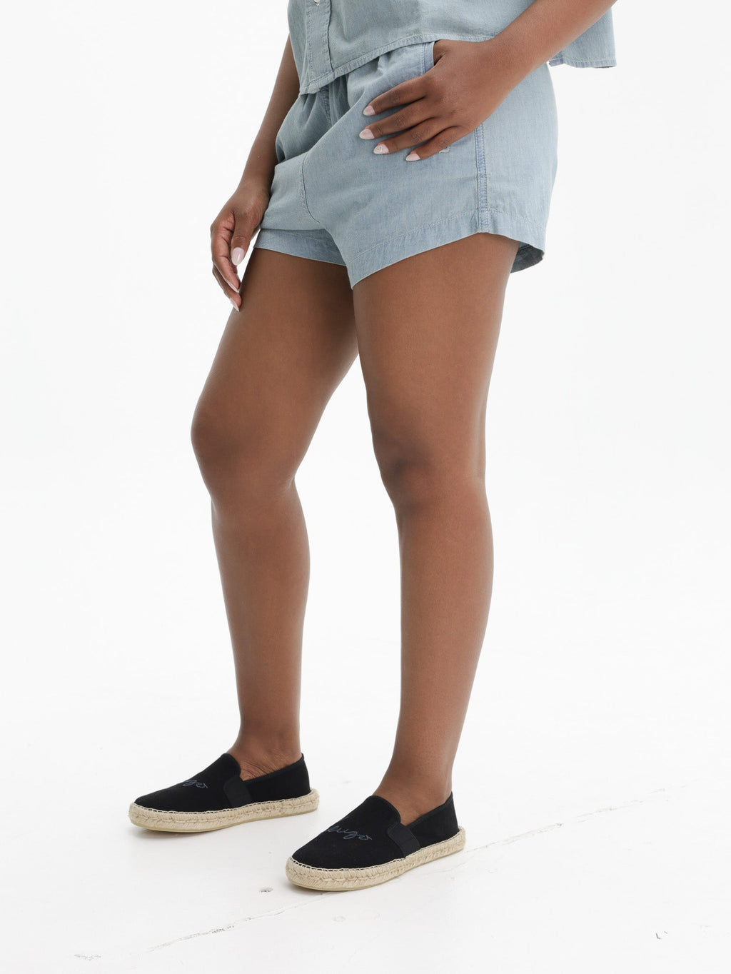 Kenzo Bermuda Dirty Biue Denim Stone Black