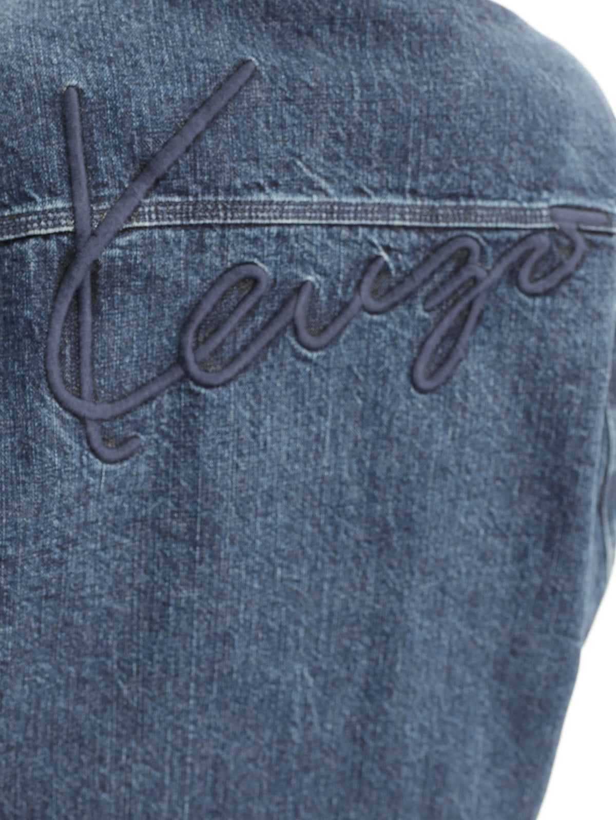Kenzo Jacket 3 Pocket Denim Medium Wash