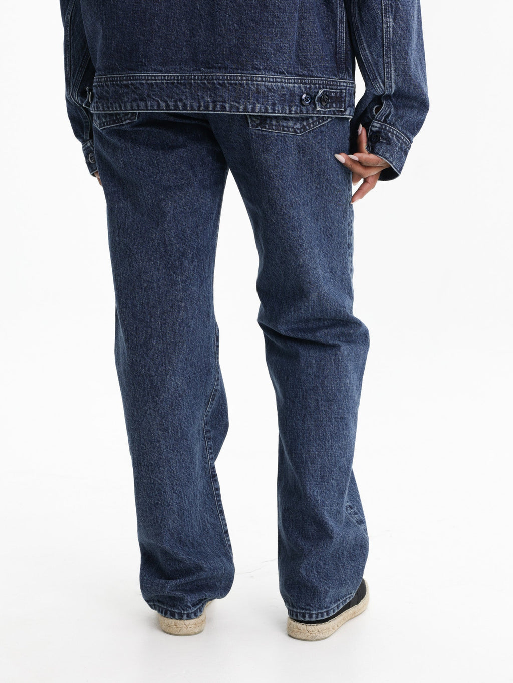 Kenzo Pants Blue Denim Medium Stone