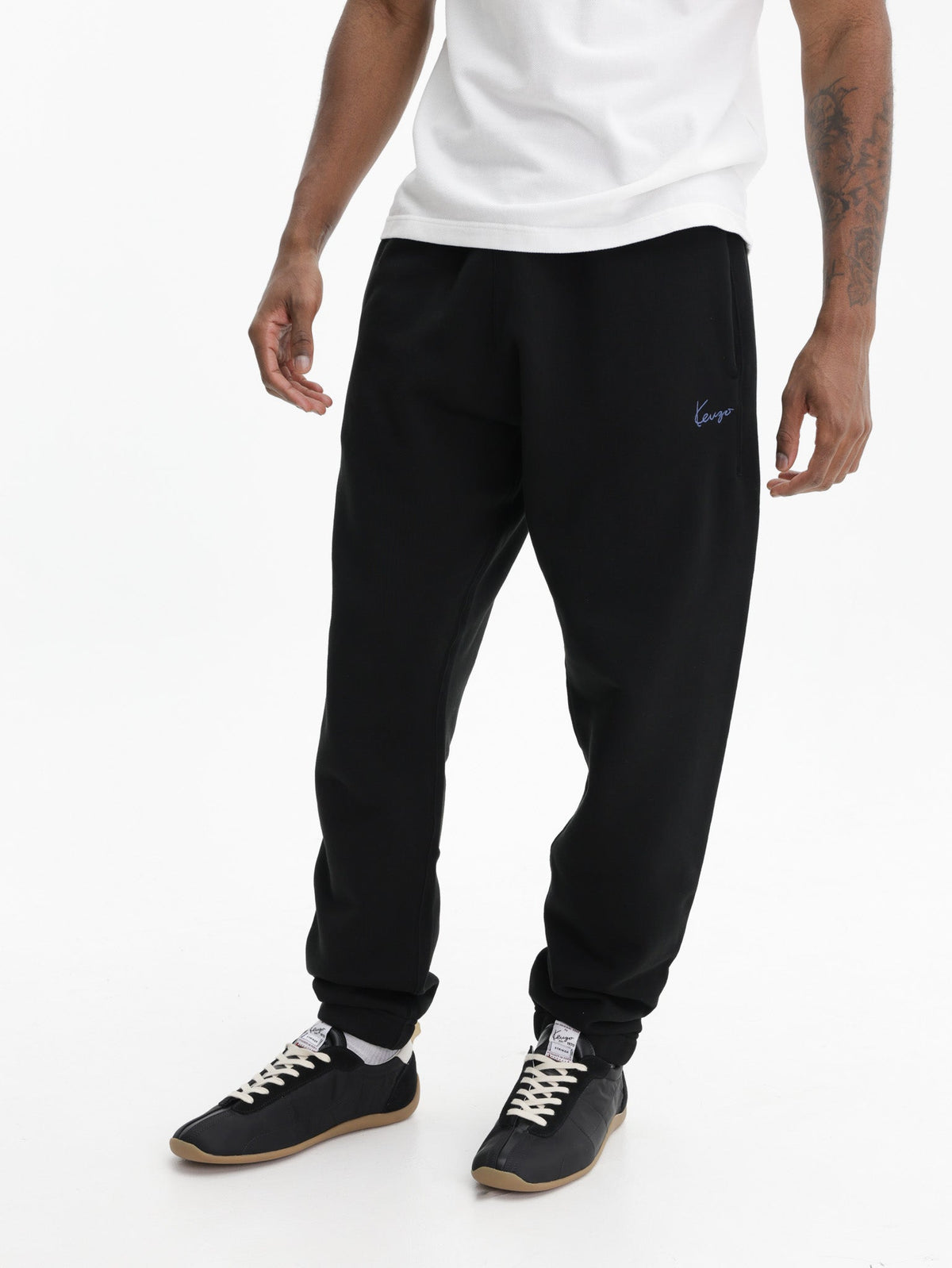 Kenzo Jogger Signature Cotton Black