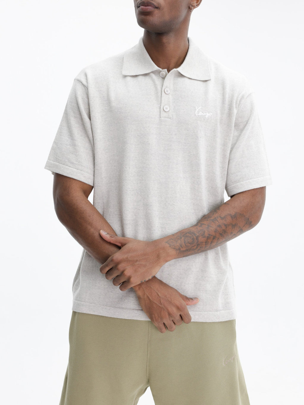 Kenzo Golfer Signature Ss Off White