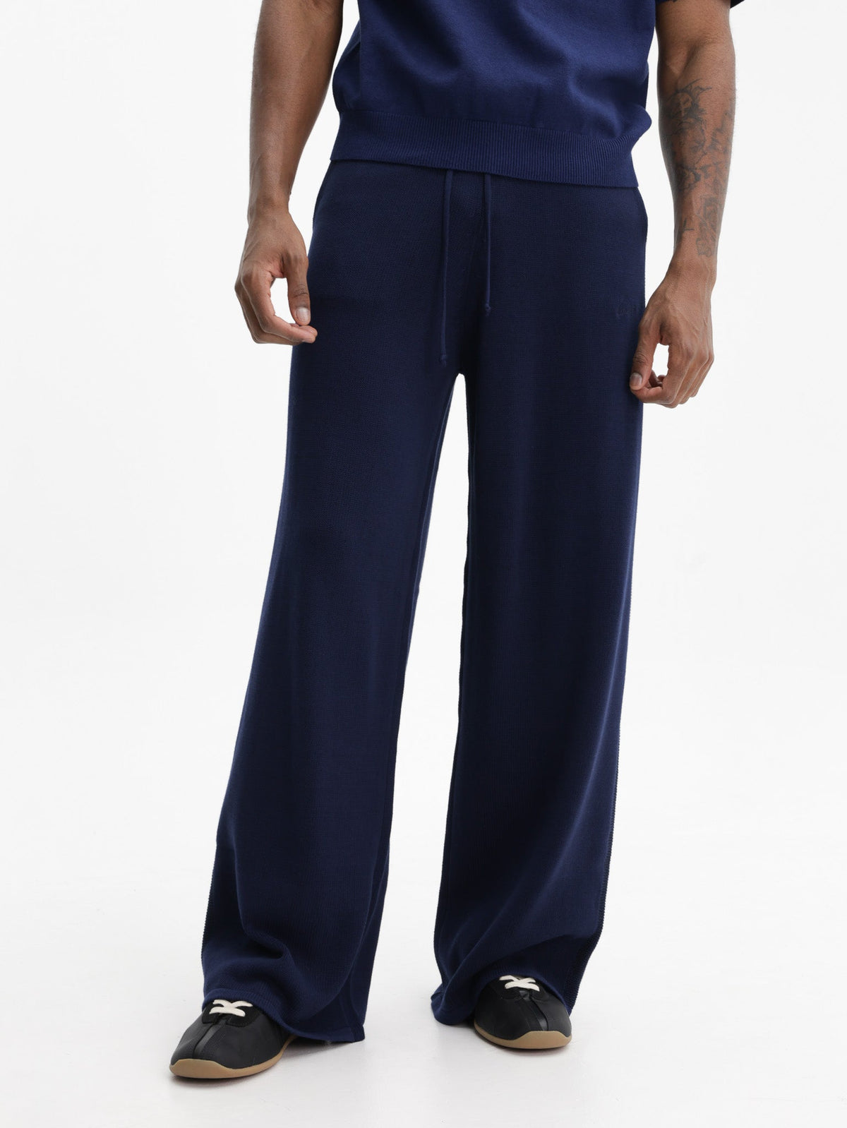 Kenzo Pants Signature Straight Blue/Black