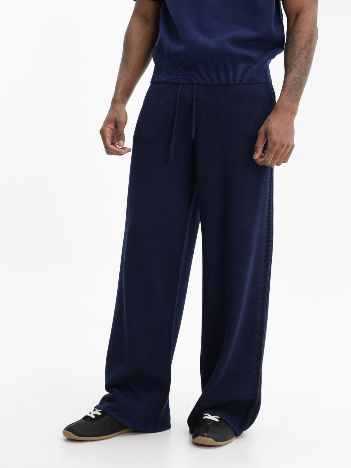 Kenzo Pants Signature Straight Blue/Black