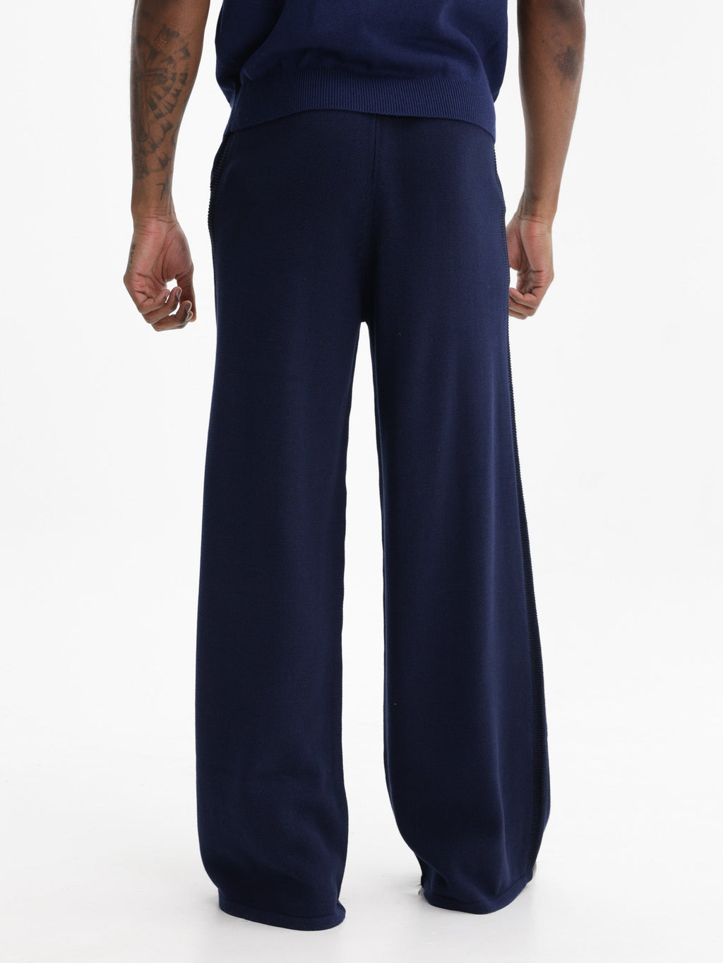 Kenzo Pants Signature Straight Blue/Black