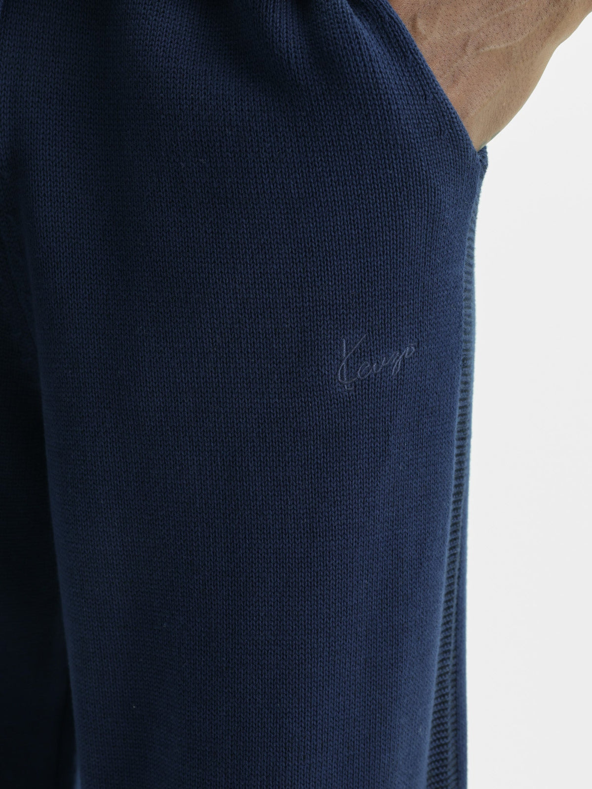 Kenzo Pants Signature Straight Blue/Black