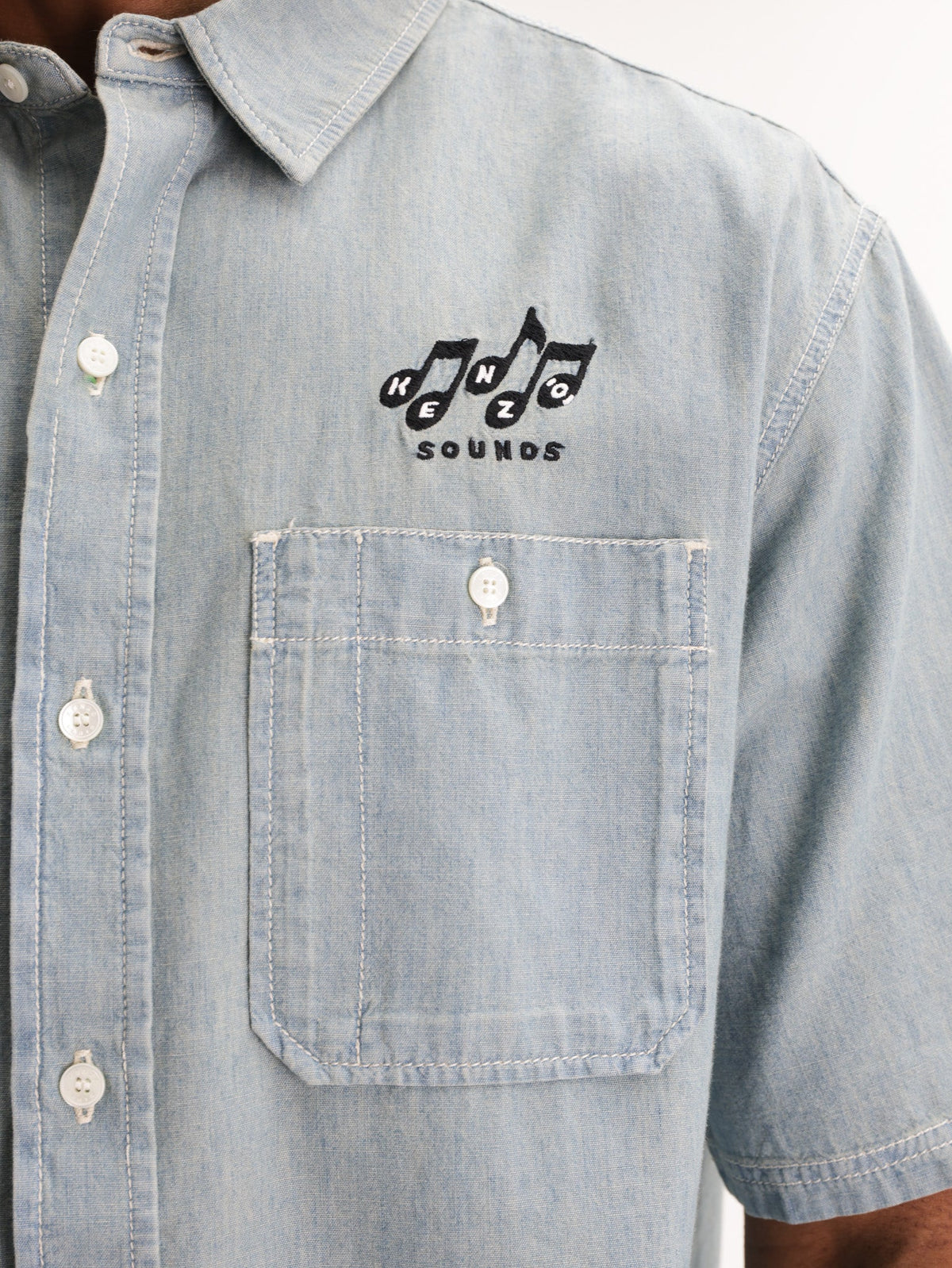 Kenzo Shirt Sounds Casual Ss Blue